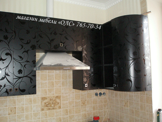Чёрная кухня фото