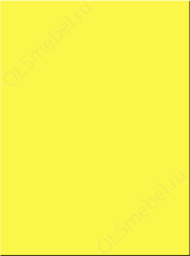Фасад из пластика цвет жёлтый, глянец